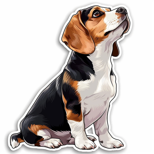 Beagle dog Vinyl Decal Sticker for Car, Laptop, Tumbler and more # F011752