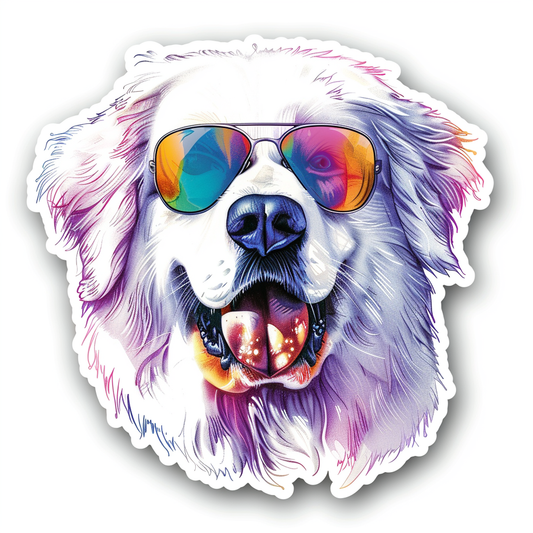 Great Pyrenees dog  Vinyl Decal Sticker for Car, Laptop, Tumbler and more # F023704