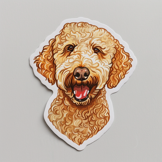 Poodle Dog heartcore Vinyl Decal Sticker for Car, Laptop, Tumbler and more # F012329