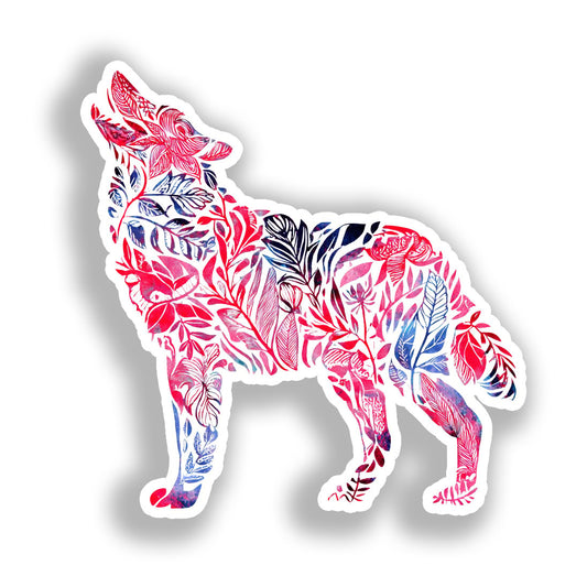 Wolf   Vinyl Decal Sticker for Car, Laptop, Tumbler and more # A018390-4" x 4"