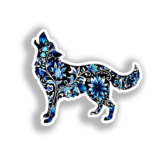 Wolf   Vinyl Decal Sticker for Car, Laptop, Tumbler and more # A018416-4" x 4"