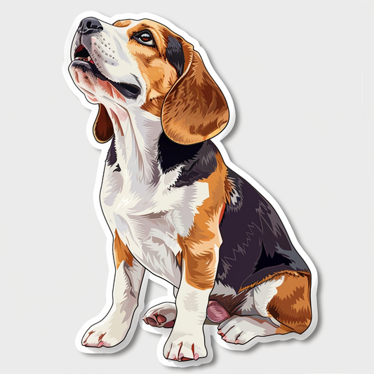 Beagle Dog Vinyl Decal Sticker for Car, Laptop, Tumbler and more # F07280