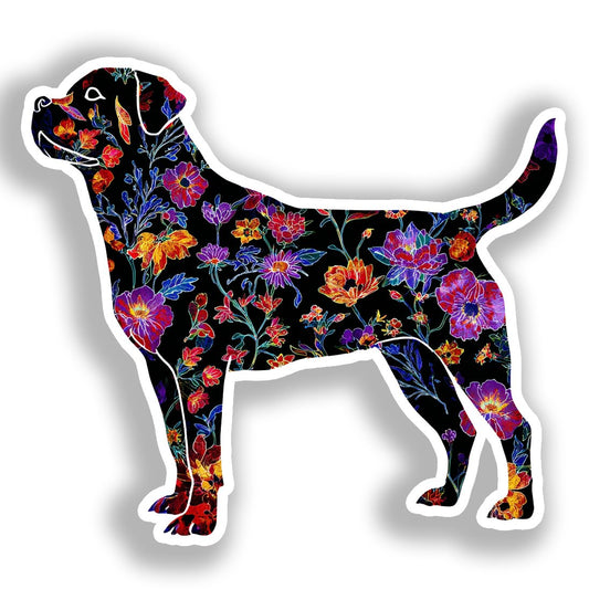 Rottweiler Dog Vinyl Decal Sticker for Car, Laptop, Tumbler and more # A018112-4" x 4"