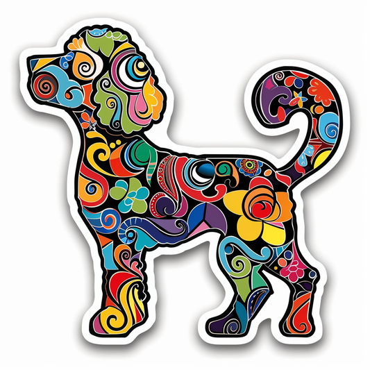 Poodle Dog Vinyl Decal Sticker for Car, Laptop, Tumbler and more # F012669