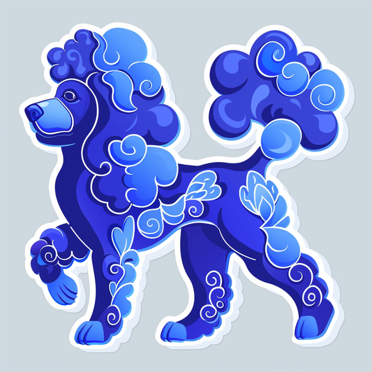 Poodle Dog Vinyl Decal Sticker for Car, Laptop, Tumbler and more # F012673