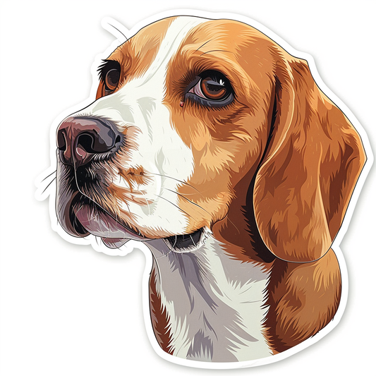 Beagle dog Vinyl Decal Sticker for Car, Laptop, Tumbler and more # F011753