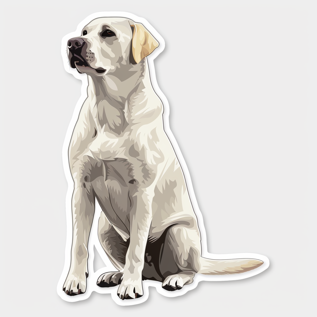 Labrador Retriever Dog Vinyl Decal Sticker for Car, Laptop, Tumbler and more # F07329