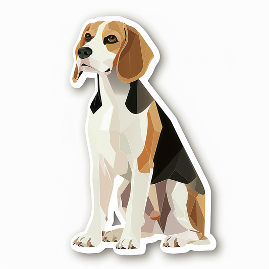 Beagle dog Vinyl Decal Sticker for Car, Laptop, Tumbler and more # F012019