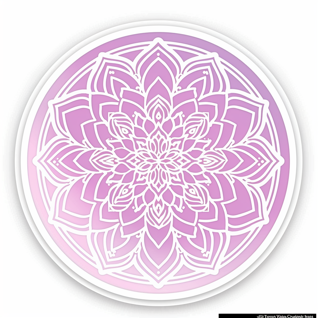 Mandala Vinyl Decal Sticker for Car, Laptop, Tumbler and more # F08223