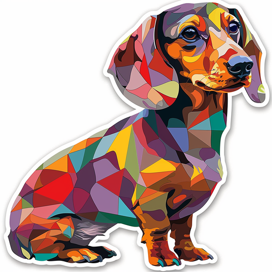 Dachshund Dog Vinyl Decal Sticker for Car, Laptop, Tumbler and more # F013152