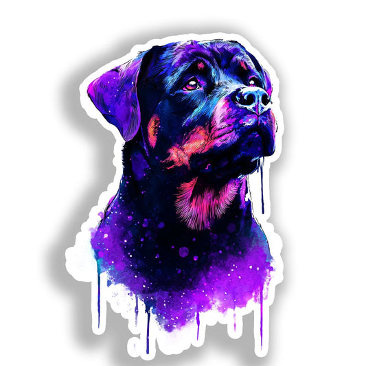 Rottweiler Dog Vinyl Decal Sticker for Car, Laptop, Tumbler and more # A018342-4" x 4"