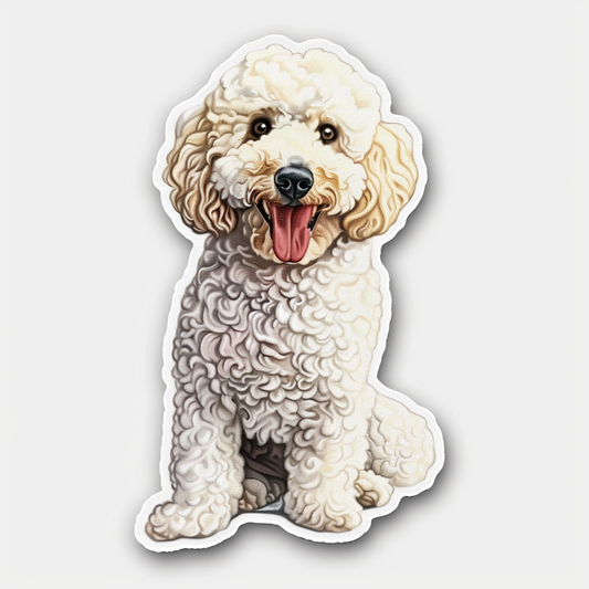 Poodle Dog Vinyl Decal Sticker for Car, Laptop, Tumbler and more # F07683