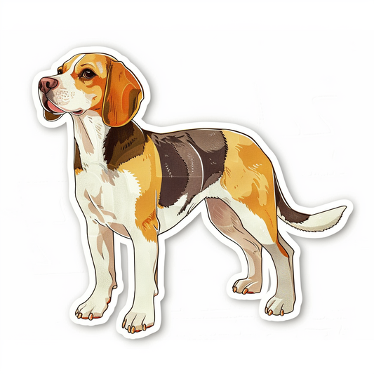 Beagle Dog Vinyl Decal Sticker for Car, Laptop, Tumbler and more # F07186