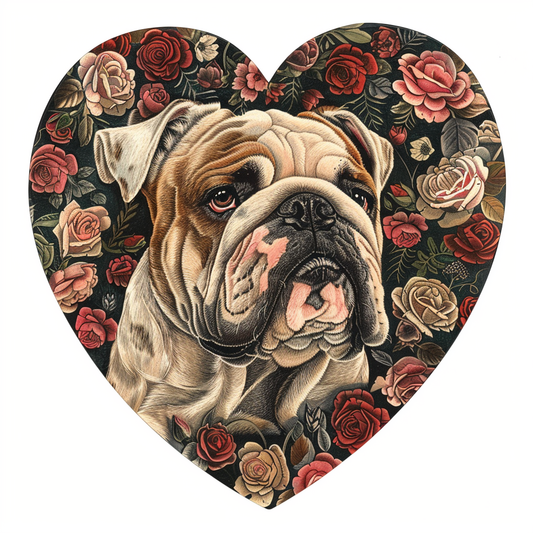 Bulldog Dog majestic Expressive surreal Vinyl Decal Sticker for Car, Laptop, Tumbler and more # F017640