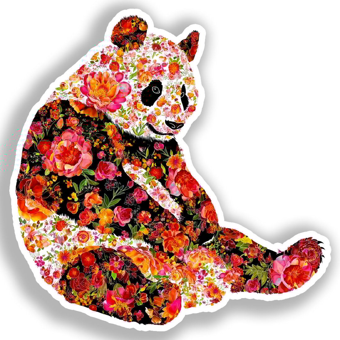 Panda Vinyl Decal Sticker for Car, Laptop, Tumbler and more # A018442-4" x 4"