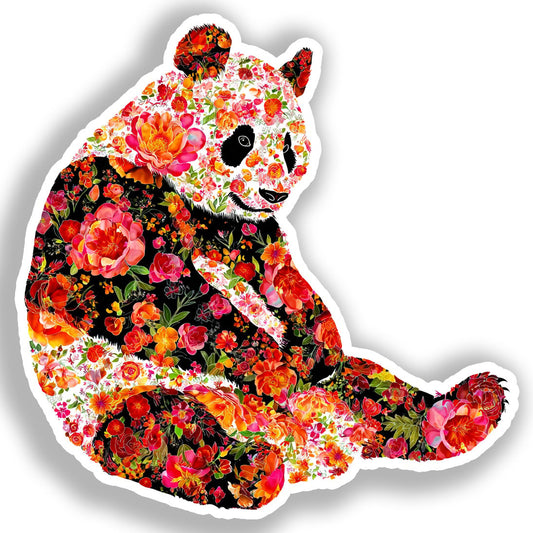 Panda Vinyl Decal Sticker for Car, Laptop, Tumbler and more # A018442-4" x 4"