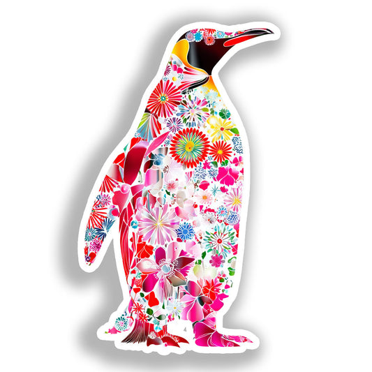 Penguin Vinyl Decal Sticker for Car, Laptop, Tumbler and more # A018462-4" x 4"