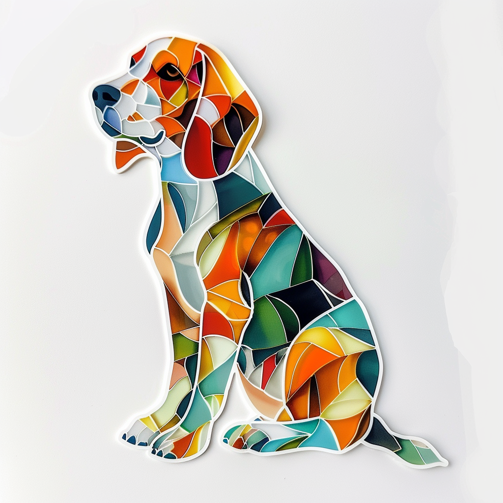 Beagle dog Vinyl Decal Sticker for Car, Laptop, Tumbler and more # F011761