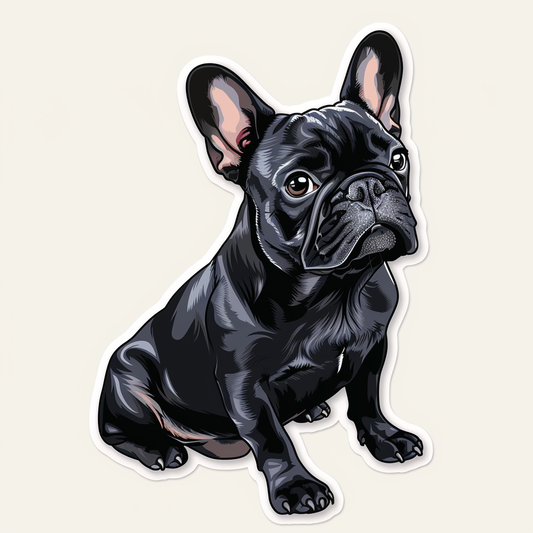 French Bulldog Vinyl Decal Sticker for Car, Laptop, Tumbler and more # F07508