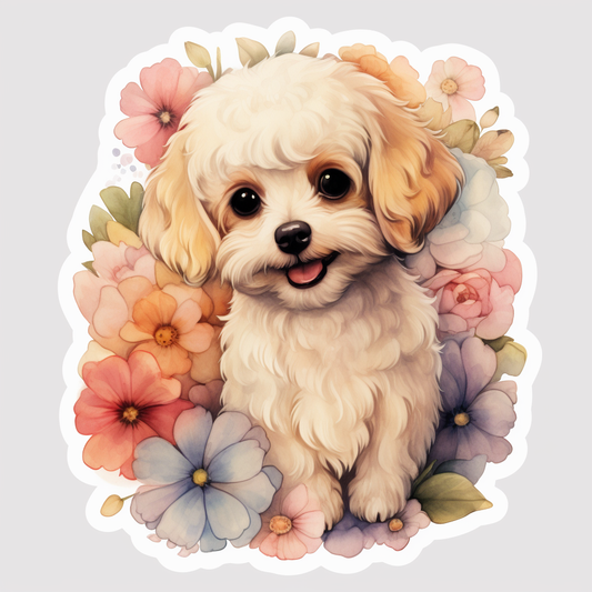 Poodle dog Vinyl Decal Sticker for Car, Laptop, Tumbler and more # F012241