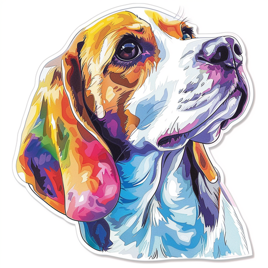 Beagle dog Vinyl Decal Sticker for Car, Laptop, Tumbler and more # F012089