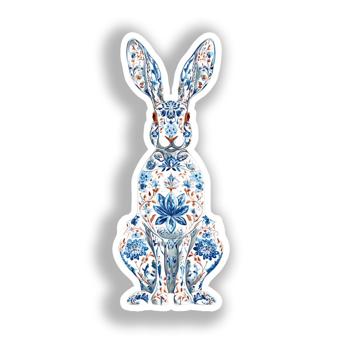 Rabbit   Vinyl Decal Sticker for Car, Laptop, Tumbler and more # A018425-4" x 4"