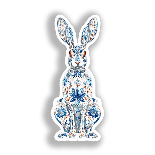 Rabbit   Vinyl Decal Sticker for Car, Laptop, Tumbler and more # A018425-4" x 4"