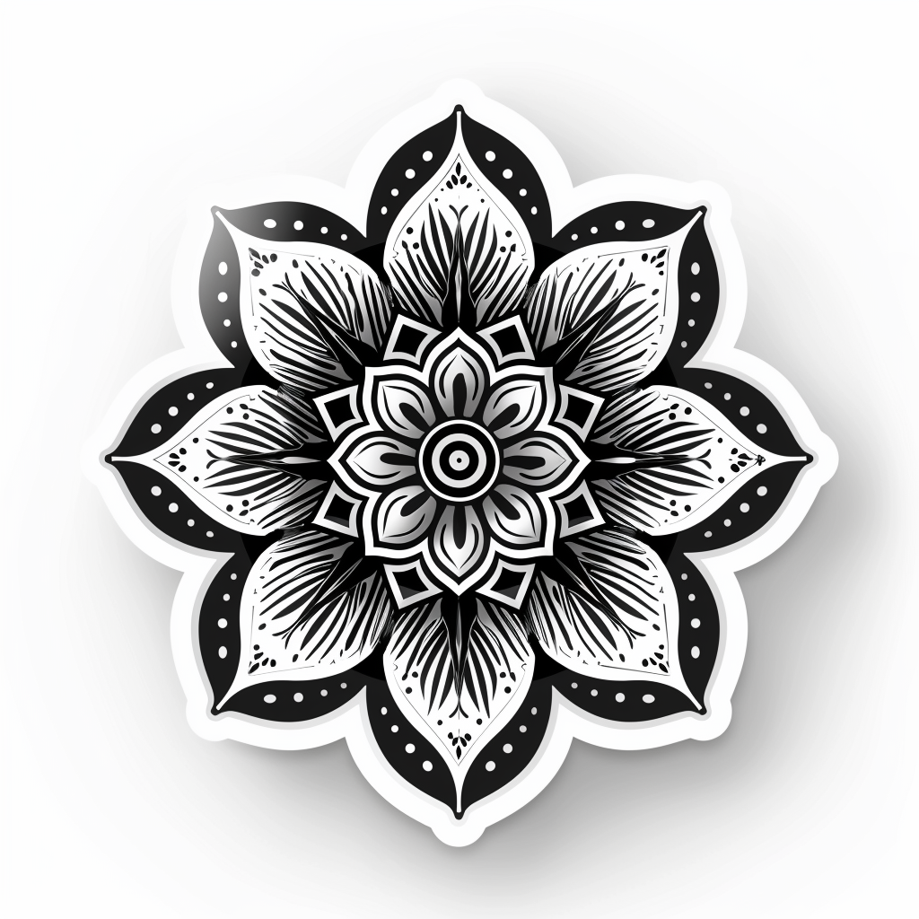 Mandala Vinyl Decal Sticker for Car, Laptop, Tumbler and more # F08174