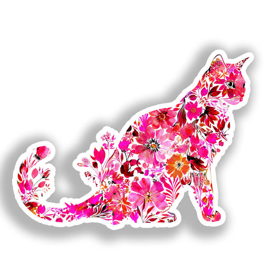 Egyptian Mau Cat Vinyl Decal Sticker for Car, Laptop, Tumbler and more # A019649-4" x 4"