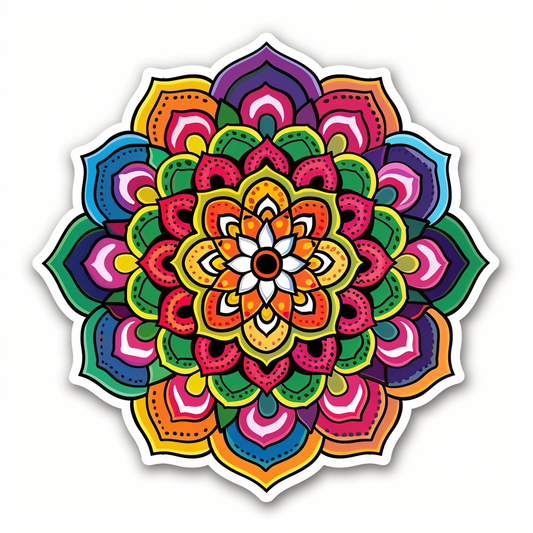 Mandala Vinyl Decal Sticker for Car, Laptop, Tumbler and more # F08228
