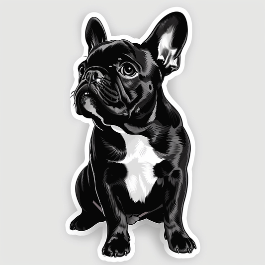 French Bulldog Vinyl Decal Sticker for Car, Laptop, Tumbler and more # F07528