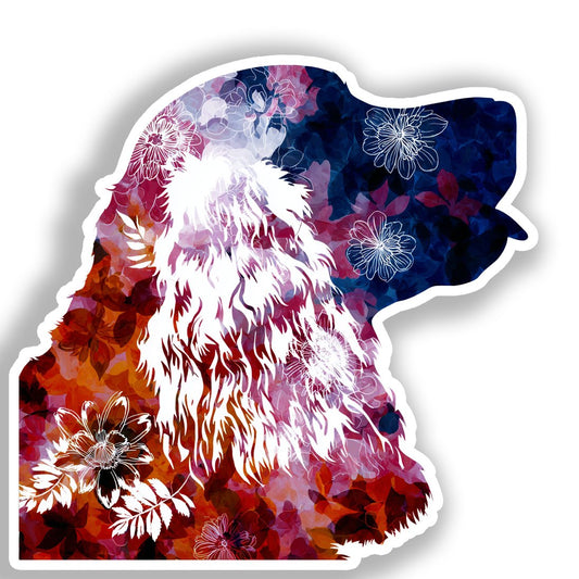 Cocker Spaniel Dog Vinyl Decal Sticker for Car, Laptop, Tumbler and more # A019777-4" x 4"