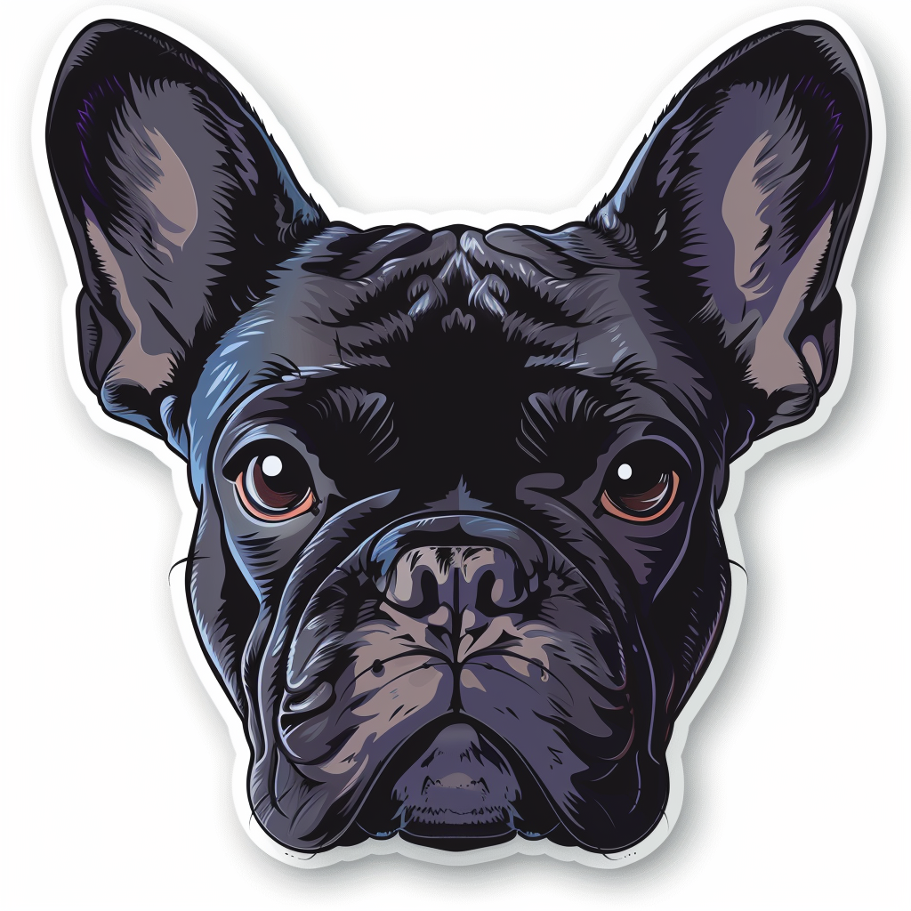 French Bulldog Vinyl Decal Sticker for Car, Laptop, Tumbler and more # F07466