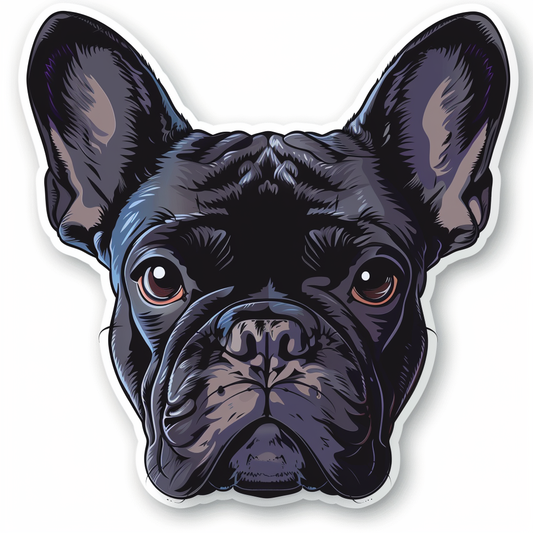 French Bulldog Vinyl Decal Sticker for Car, Laptop, Tumbler and more # F07466