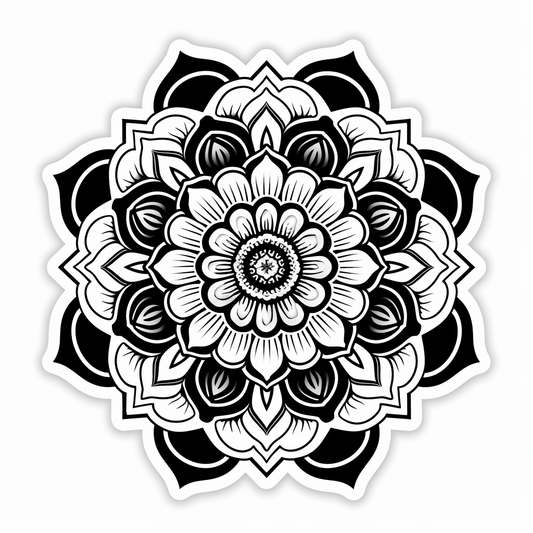 Mandala Vinyl Decal Sticker for Car, Laptop, Tumbler and more # F08147