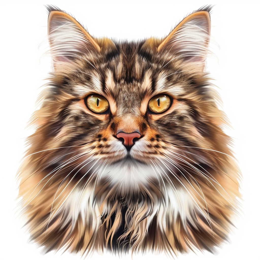 Maine Coon cat Vinyl Decal Sticker for Car, Laptop, Tumbler and more # F07549