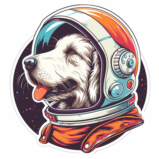 Sticker of Great Pyrenees dog  Vinyl Decal Sticker for Car, Laptop, Tumbler and more # F023675