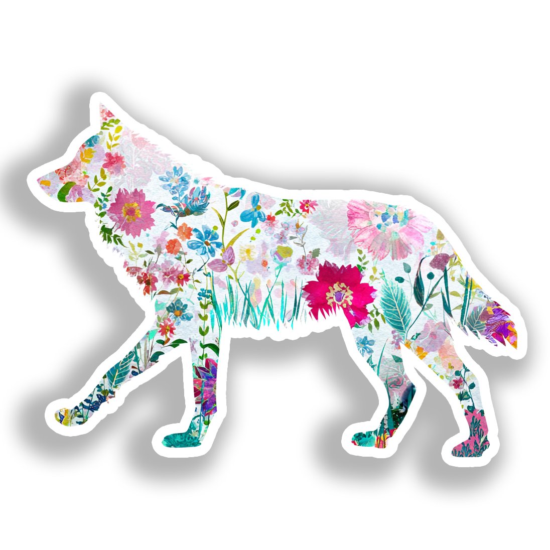 Wolf   Vinyl Decal Sticker for Car, Laptop, Tumbler and more # A018401-4" x 4"