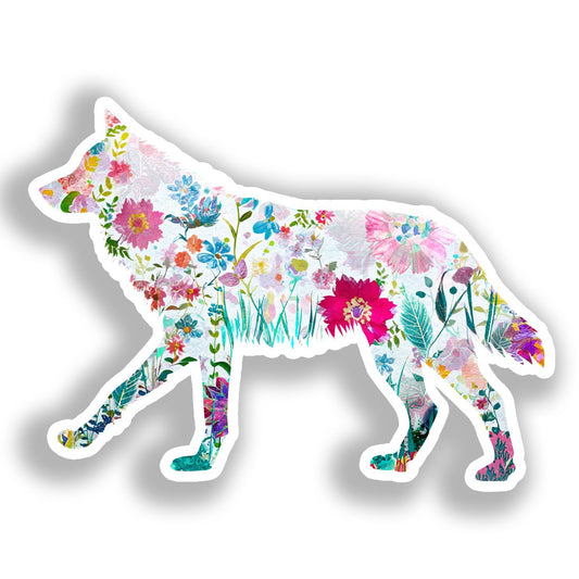 Wolf   Vinyl Decal Sticker for Car, Laptop, Tumbler and more # A018401-4" x 4"