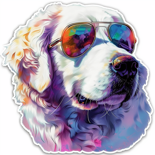 Sticker of Great Pyrenees dog  Vinyl Decal Sticker for Car, Laptop, Tumbler and more # F023617