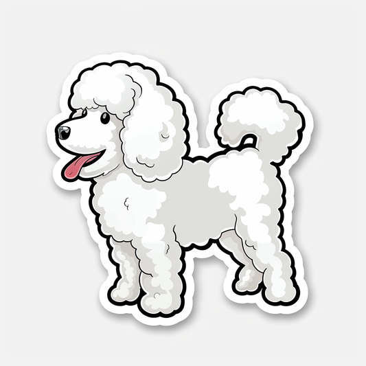Poodle Dog Vinyl Decal Sticker for Car, Laptop, Tumbler and more # F07730