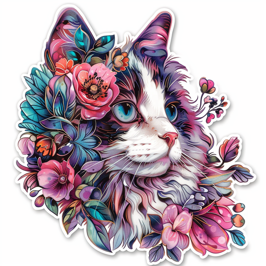 Ragdoll Cat Vinyl Decal Sticker for Car, Laptop, Tumbler and more # F07964