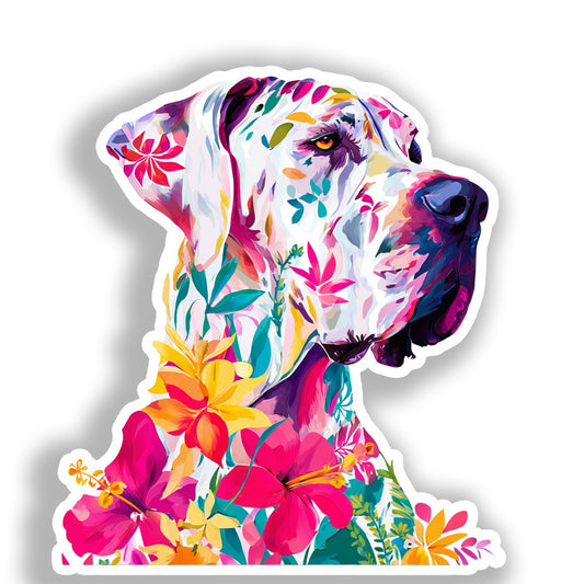 Great Dane Dog Vinyl Decal Sticker for Car, Laptop, Tumbler and more # A019520-4" x 4"