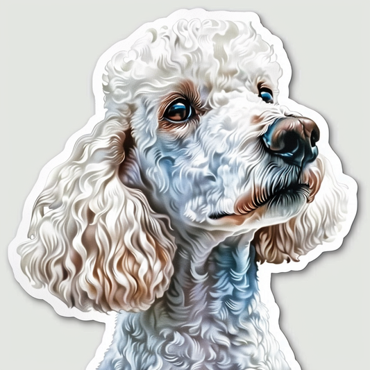 Poodle Dog Vinyl Decal Sticker for Car, Laptop, Tumbler and more # F07351
