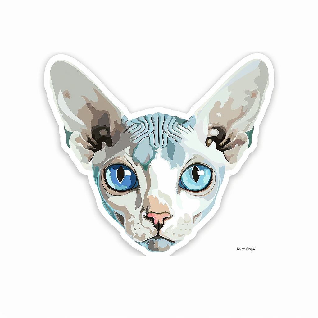 Abyssinian Cat Vinyl Decal Sticker for Car, Laptop, Tumbler and more # F08047