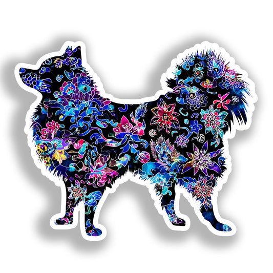 Pomeranian Dog Vinyl Decal Sticker for Car, Laptop, Tumbler and more # A017465-4" x 4"