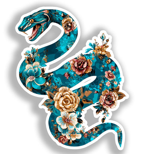 Snake   Vinyl Decal Sticker for Car, Laptop, Tumbler and more # A018386-4" x 4"