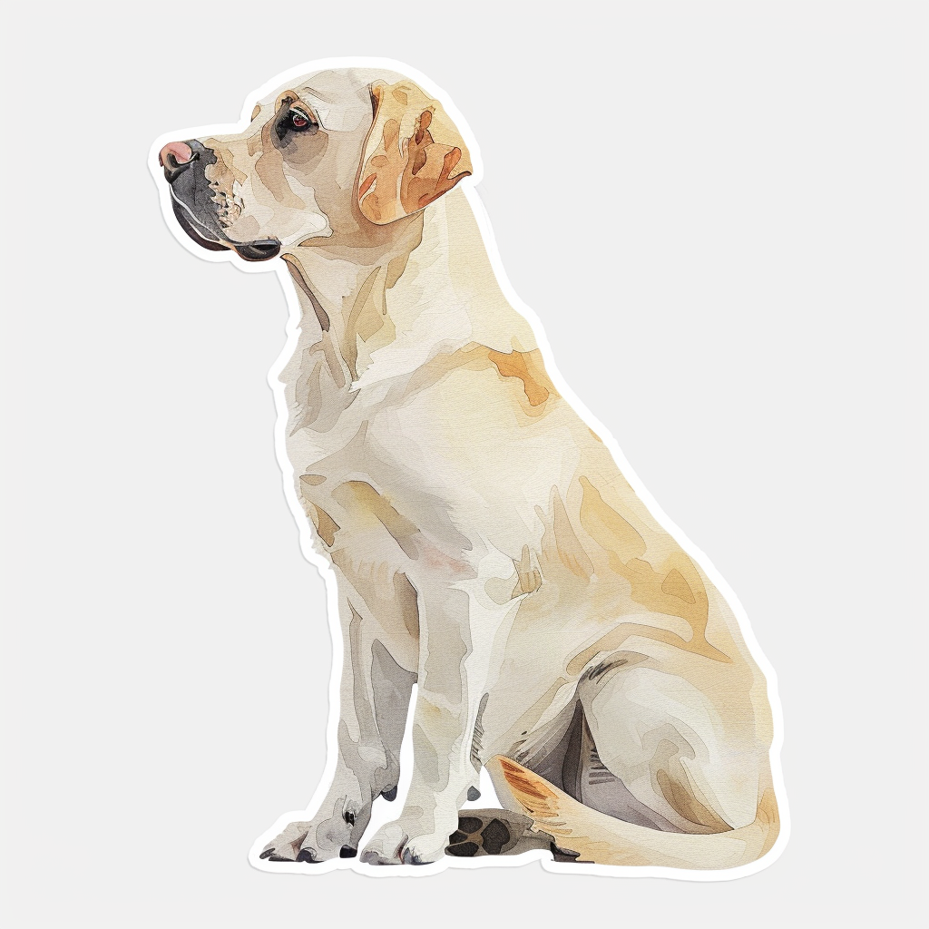 Labrador Retriever Dog Vinyl Decal Sticker for Car, Laptop, Tumbler and more # F07344