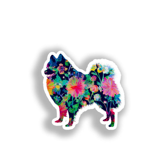 Pomeranian Dog Vinyl Decal Sticker for Car, Laptop, Tumbler and more # A017413-4" x 4"