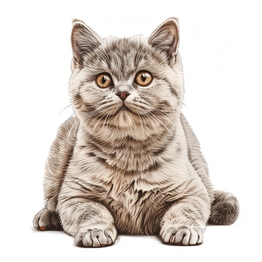 British Shorthair cat Vinyl Decal Sticker for Car, Laptop, Tumbler and more # F07847